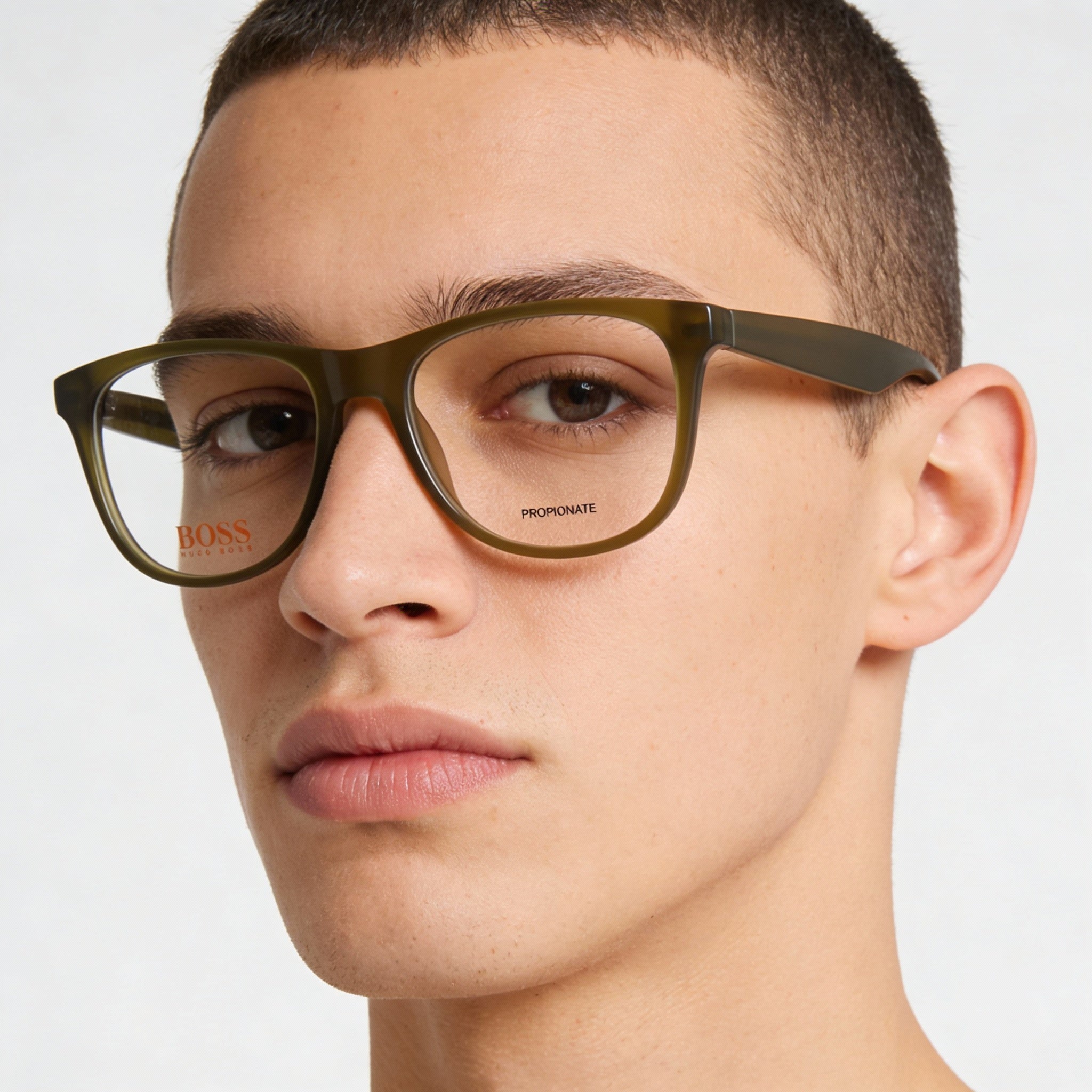 Hugo Boss BO-0218-EZE-17-52-17-140 Green Eyeglasses Unisex, Photo 4