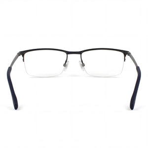 Hugo Boss Boss 0940 Rectangle Eyeglasses for Men — interior view, Polycarbonate demo lenses