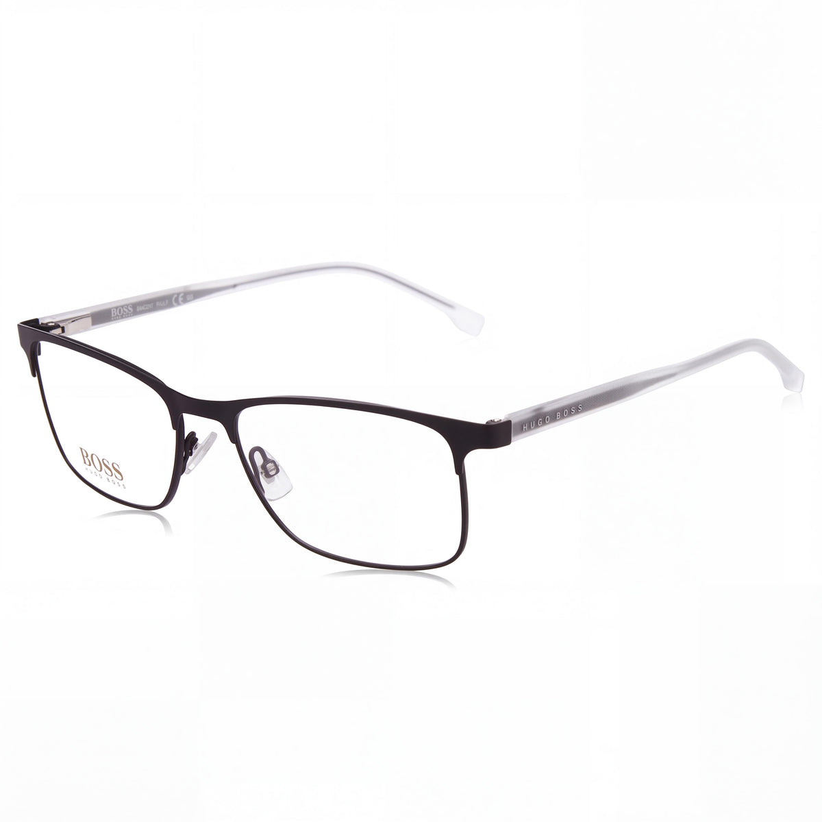 Gafas graduadas rectangulares unisex Hugo Boss Boss 0967/It negro mate, Photo 1