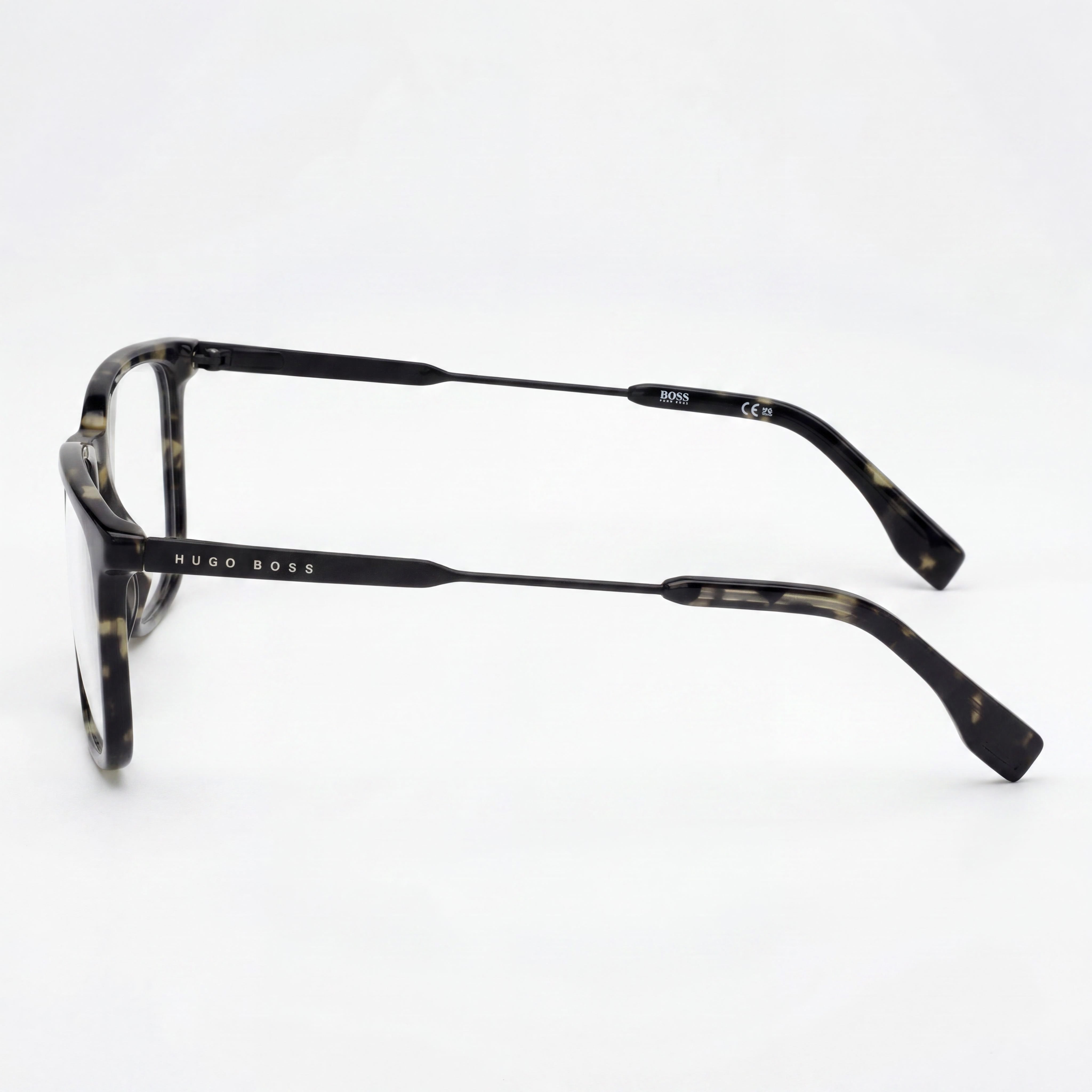 Hugo Boss Boss 0995 Gafas Rectangulares Havana Negras para Hombre, 54mm, Photo 2