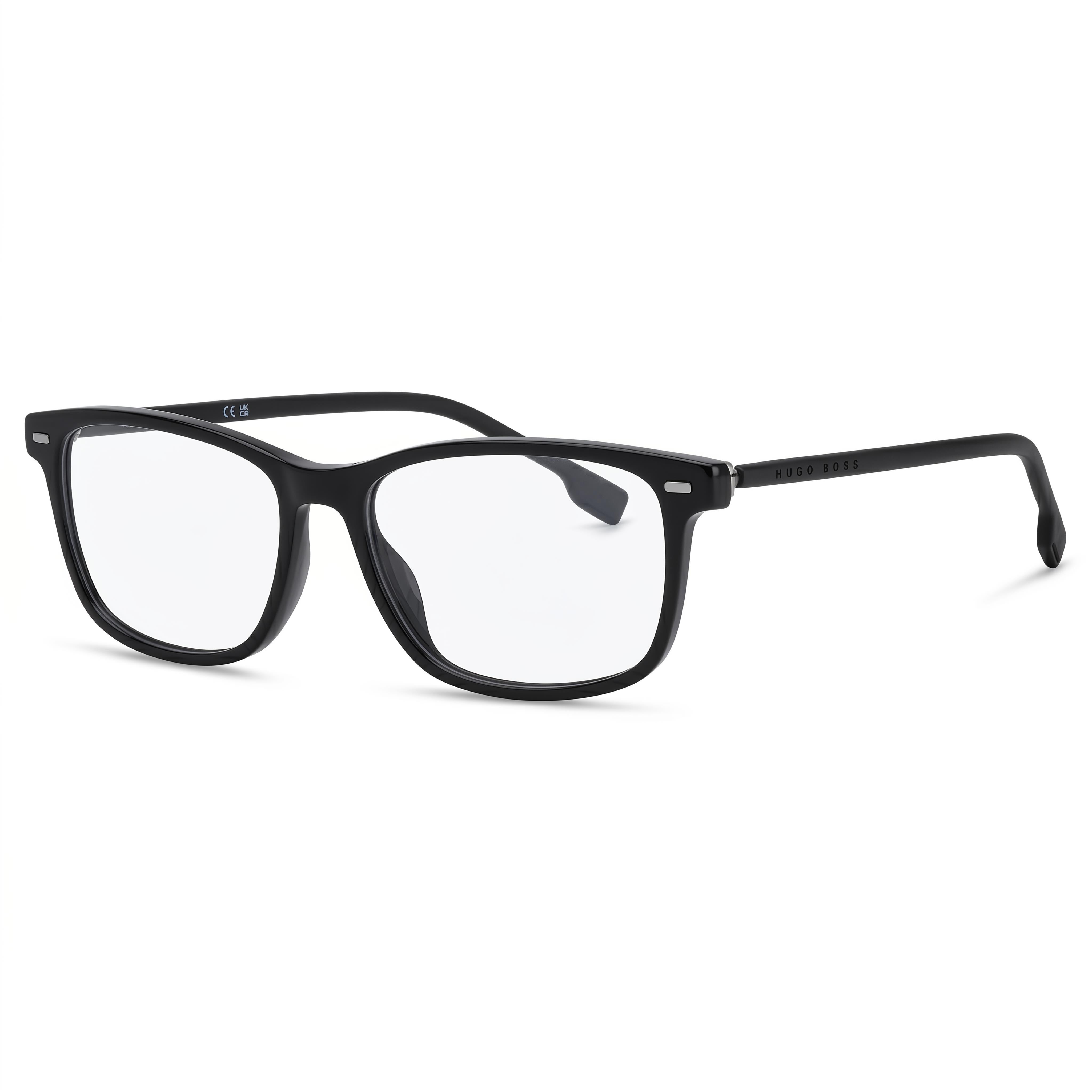 Gafas rectangulares negras Hugo Boss Boss 1012 para hombre, de acetato de 54 mm, Photo 1