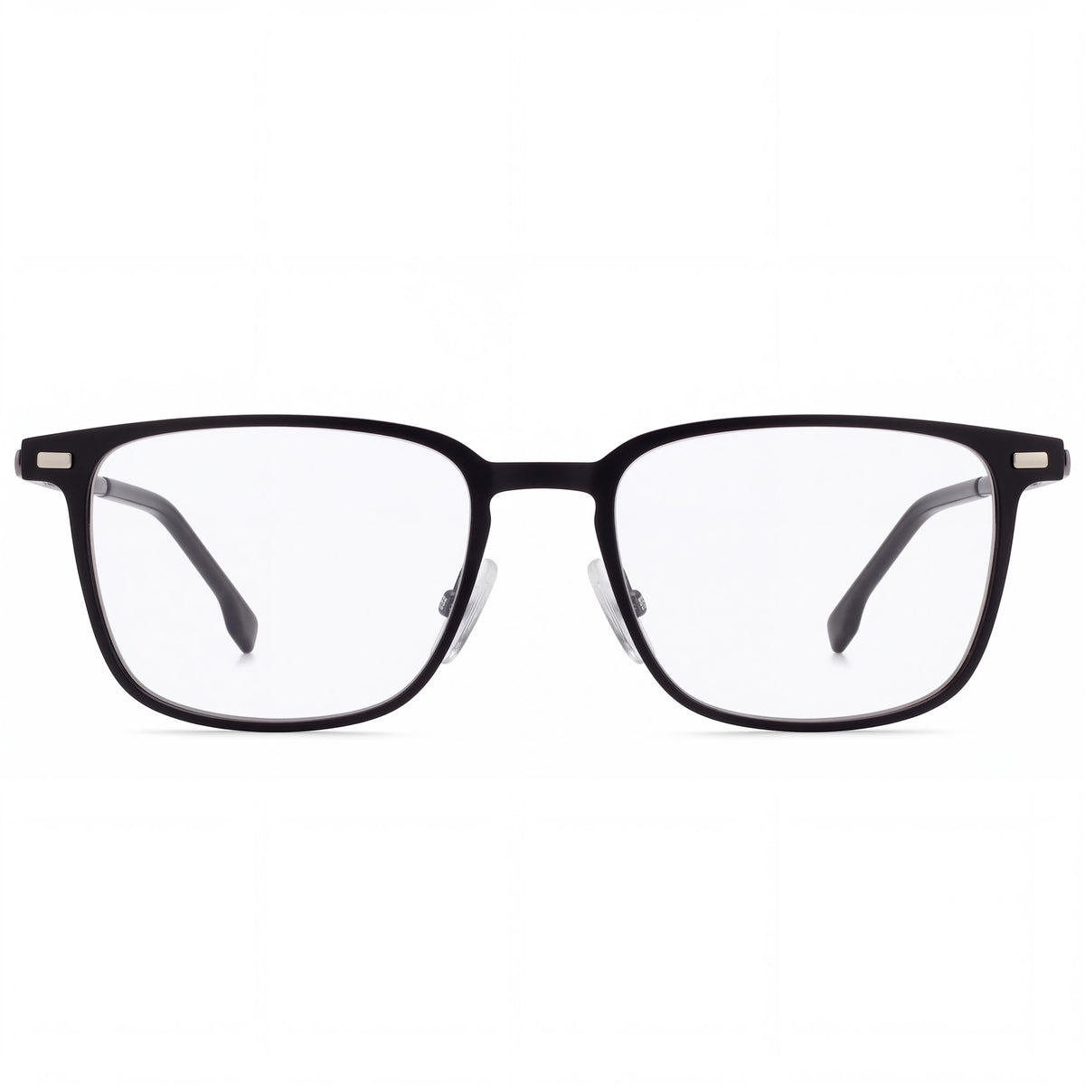 Gafas Hugo Boss 1021 para hombre, montura de metal negro mate, lentes de policarbonato negro mate sin graduación, 52 mm, Photo 2