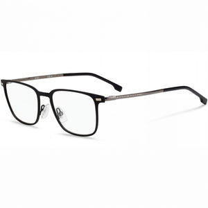 Hugo Boss Boss 1021 Matte Black Rectangle Eyeglasses for Men, Metal frame