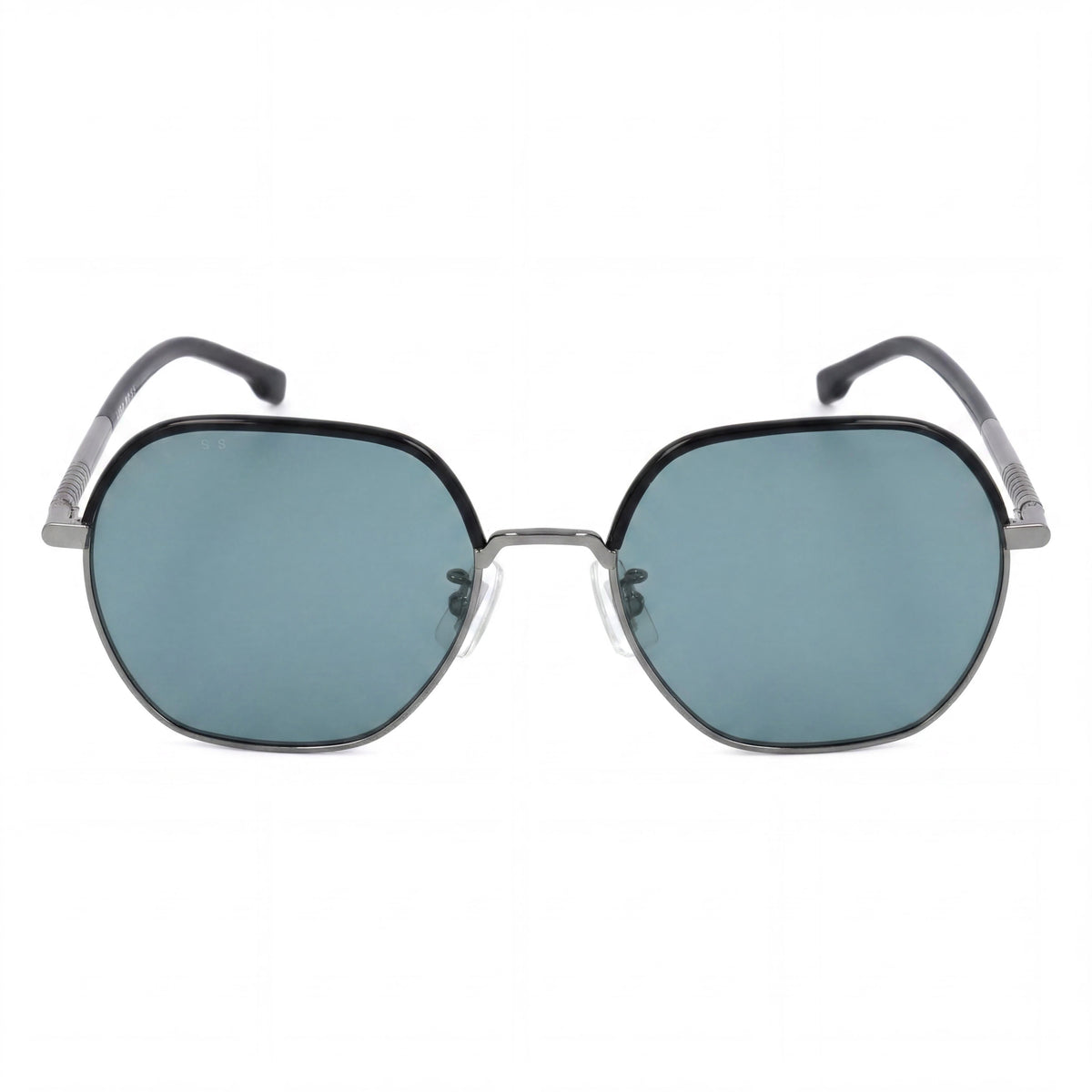 Hugo Boss Boss 1107/F/S Black Geometric Sunglasses Unisex, 56mm, Photo 2