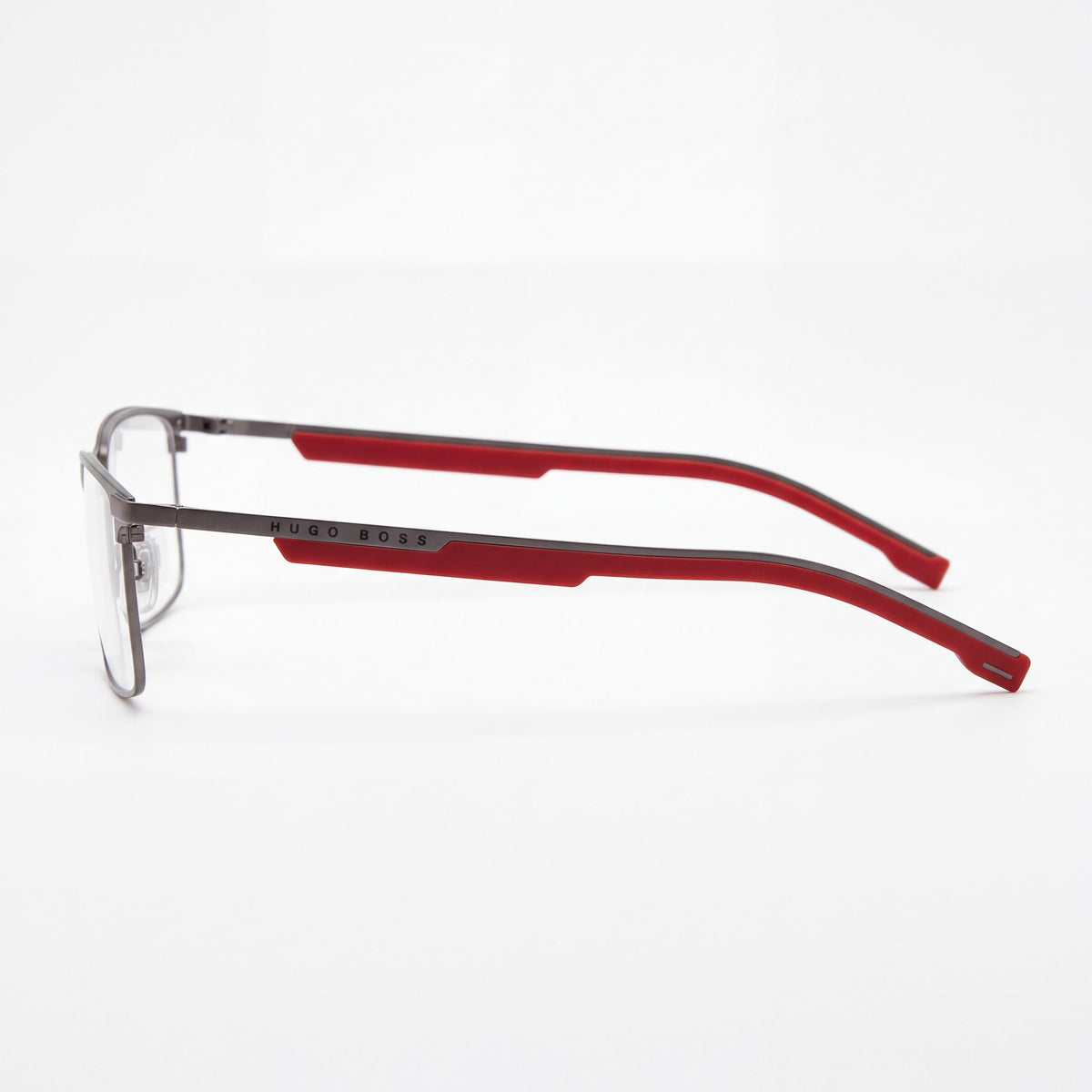 Hugo Boss 1201 Matte Black Rectangle Eyeglasses for Men, 58mm, Photo 3
