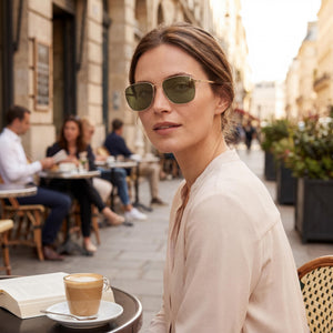 Hugo Boss Boss 1405/F/Sk Gold Sunglasses Unisex — outdoor wear, White Multilayer Non-Polarized lens