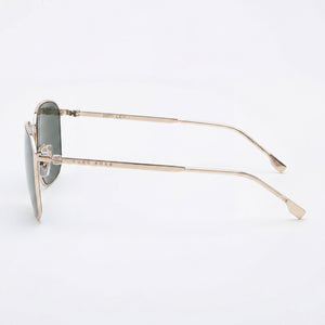 Hugo Boss Boss 1405/F/Sk Square Sunglasses Unisex — side view, Non-Polarized White Multilayer lens