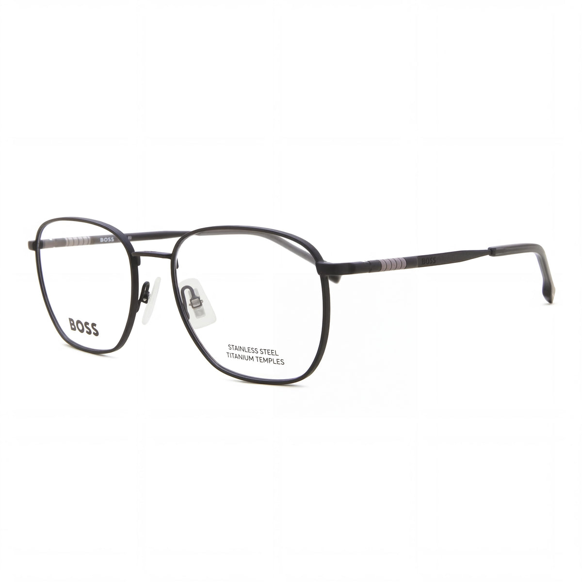 Gafas graduadas unisex Hugo Boss Boss 1415 cuadradas en negro mate, Photo 1