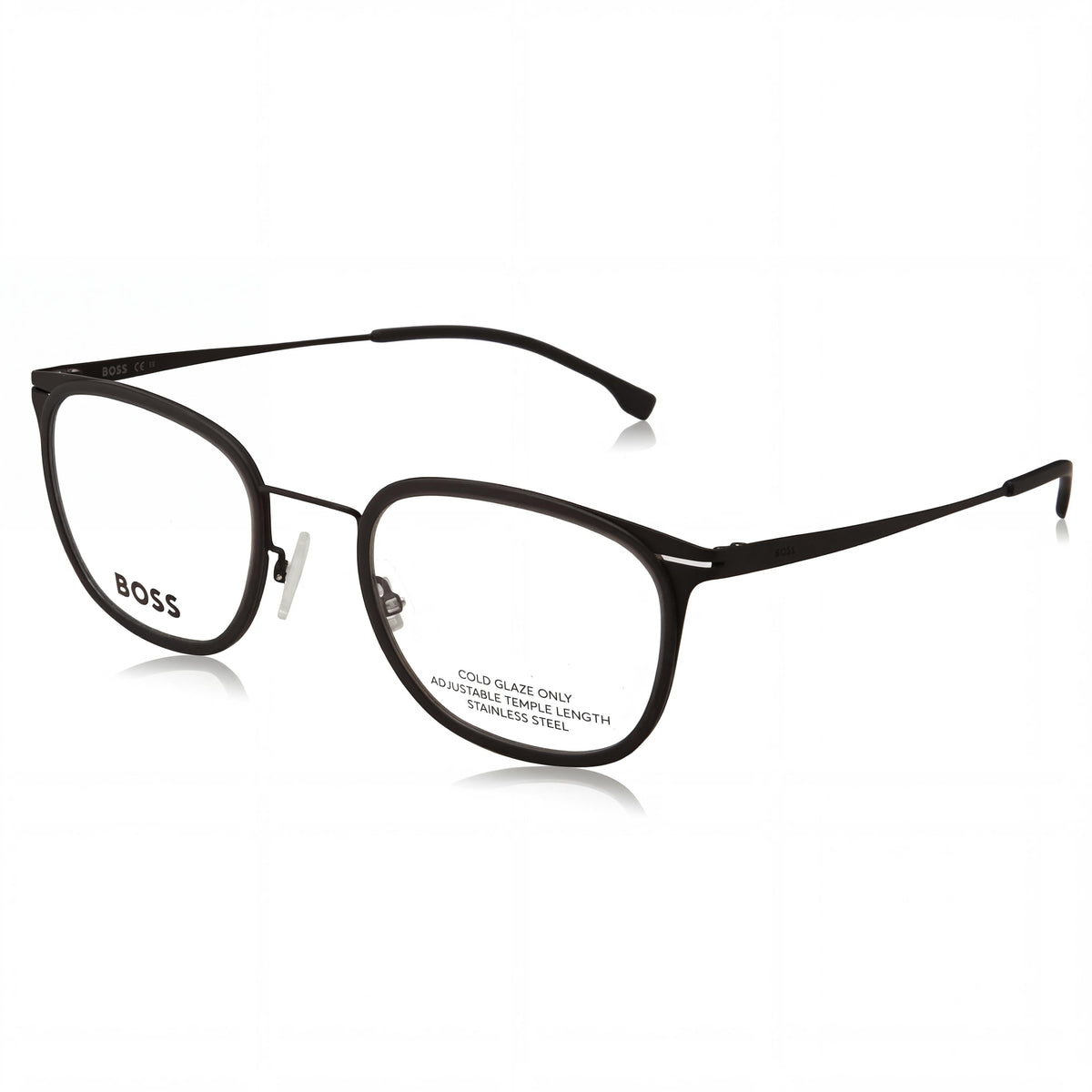 Hugo Boss Boss 1427 Matte Black Grey Eyeglasses for Men, 53mm, Photo 1