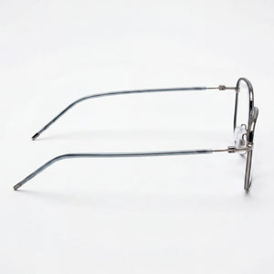Hugo Boss Boss 1430 Rectangle Eyeglasses Unisex — front view, Alloy Steel
