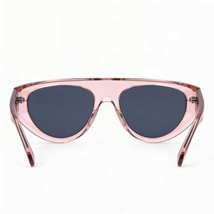 Hugo Boss Boss 1443/s Rectangle Sunglasses Unisex — side view, Non-Polarized Pink lens