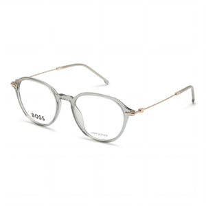 Hugo Boss Boss 1481 Green Round Unisex Eyeglasses, Magnesium frame