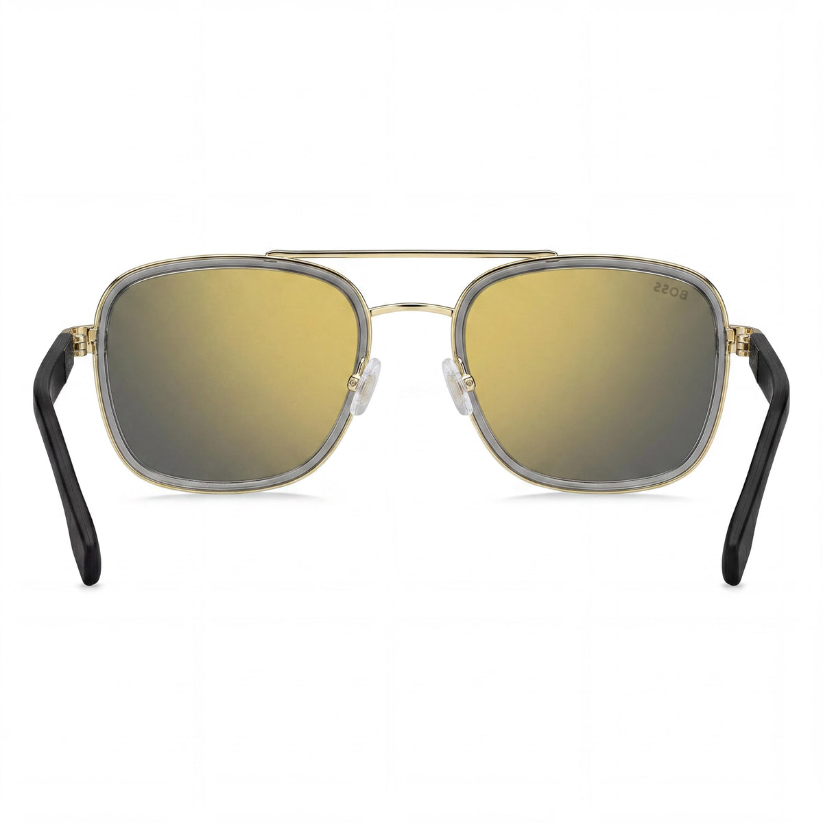 Gafas de sol cuadradas para mujer Hugo Boss Boss 1486/S doradas y grises, 54 mm, Photo 4