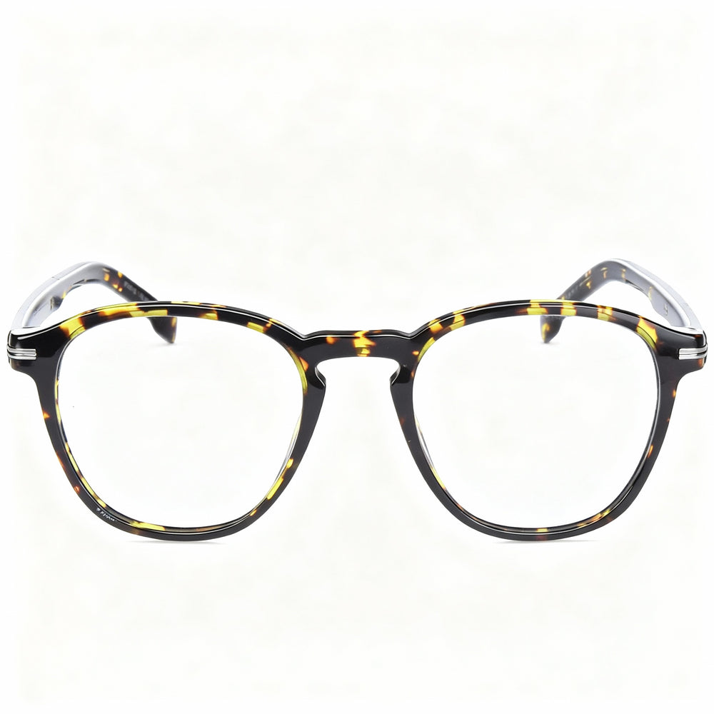 Hugo Boss Boss 1509/g Round Eyeglasses for Men — front view, Plastic