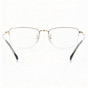 Hugo Boss Boss 1516/g Rectangle Eyeglasses for Men — interior view, Polycarbonate demo lenses