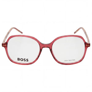 Hugo Boss Boss 1525 Square Eyeglasses for Women — front view, Magnesium