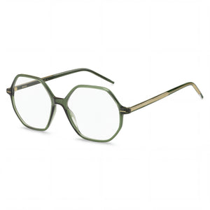 Hugo Boss Boss 1528 Green Square Eyeglasses for Women, Magnesium frame