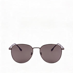 Hugo Boss Boss 1536/f/s Oval Sunglasses for Men — front view, Stainless Steel frame