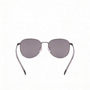 Hugo Boss BOSS 1536/F/S Round Sunglasses Unisex — side view, Non-Polarized Ruthenium lens