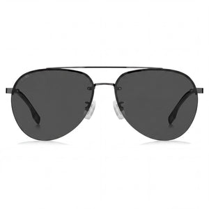 Hugo Boss Boss 1537/f/sk Aviator Sunglasses Unisex — front view, Metal frame