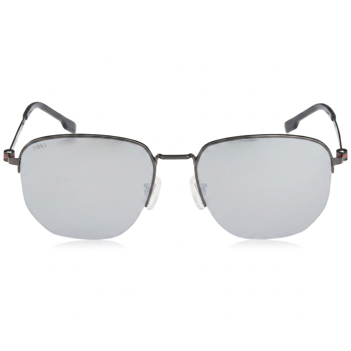 Hugo Boss Silver Square Sunglasses for Men, 57mm, Photo 2