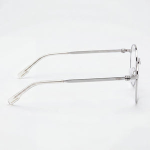 Hugo Boss Boss 1539/f Round Unisex Eyeglasses — front view, Alloy Steel
