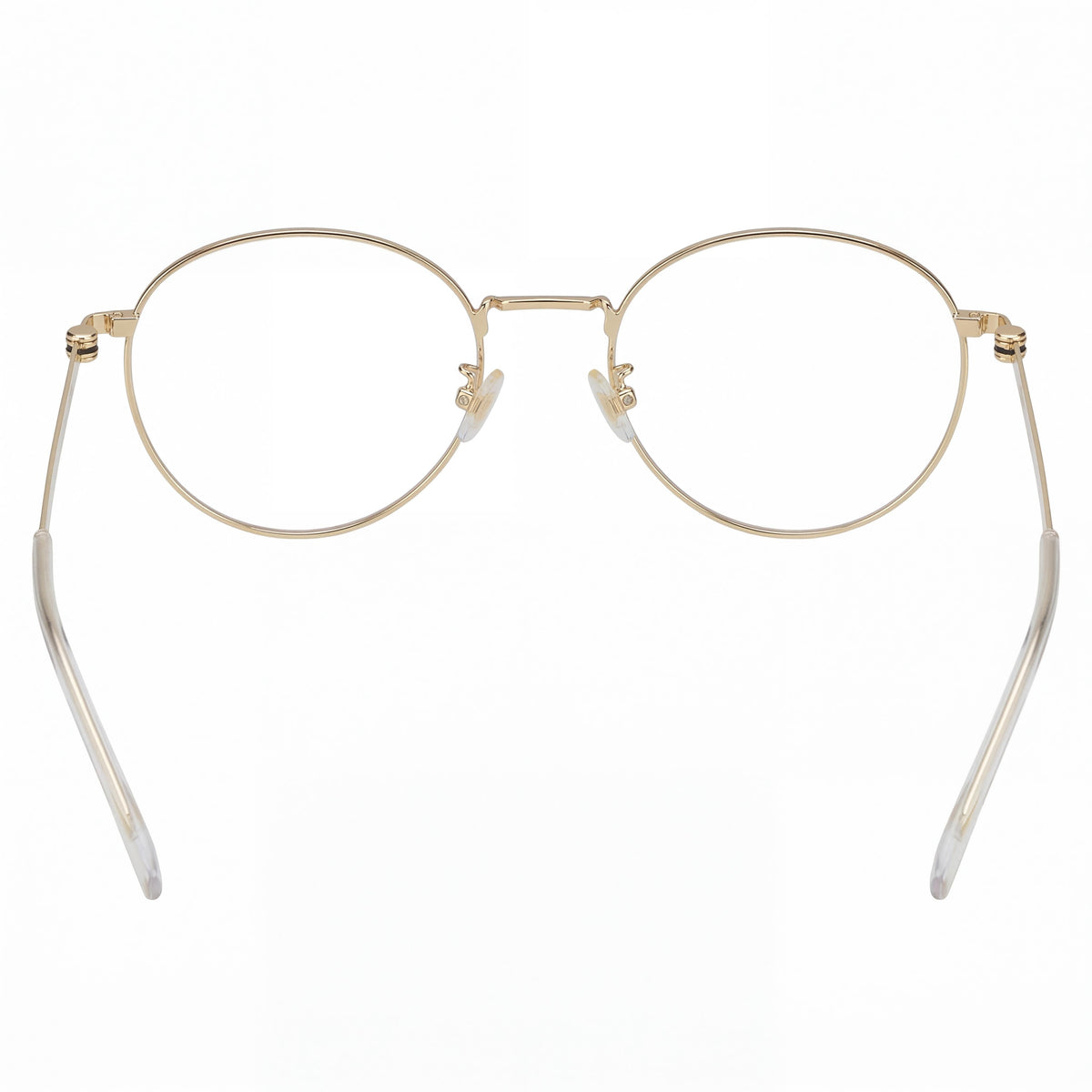 Hugo Boss BOSS 1539/F Gold Round Eyeglasses for Men, 52mm, Photo 3