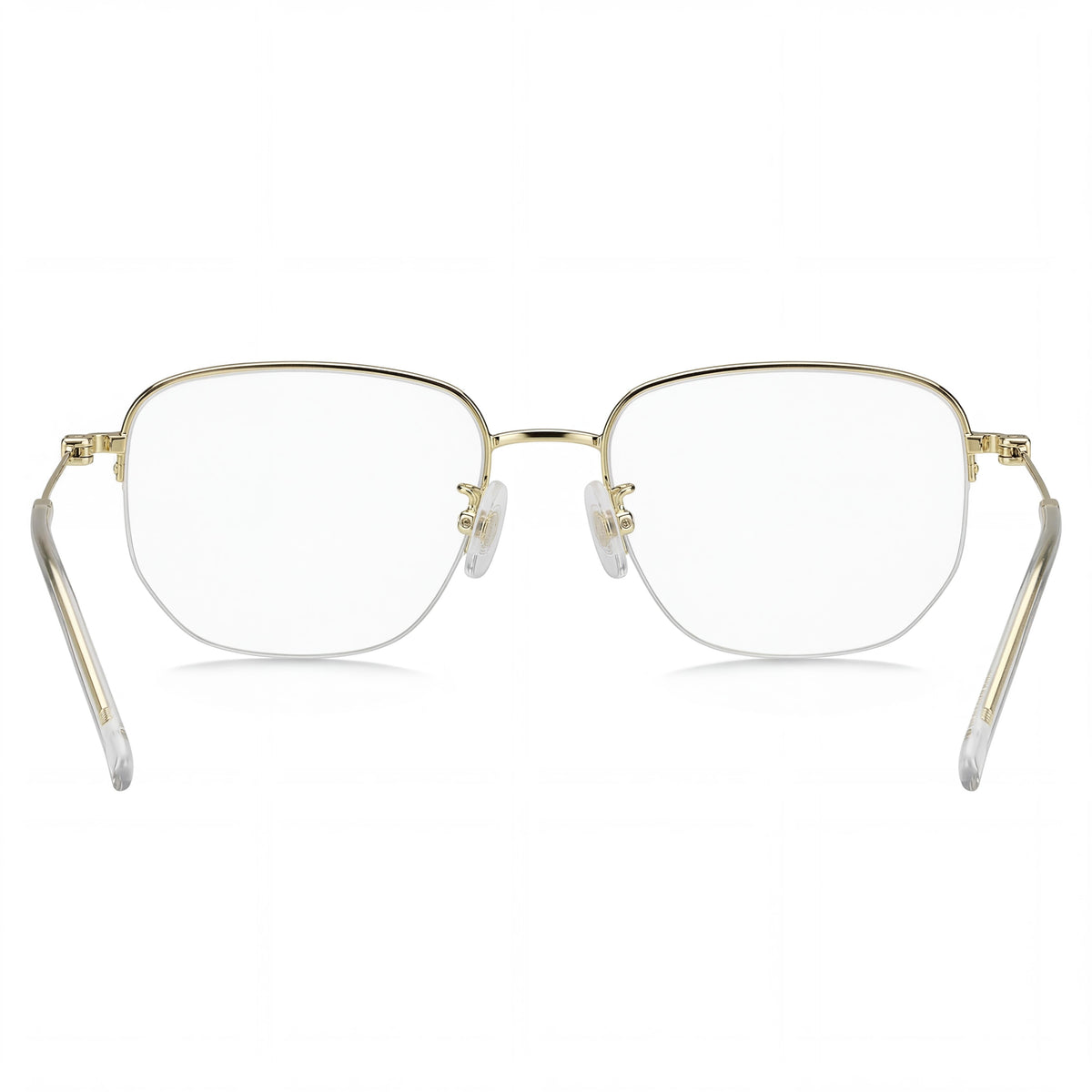 Hugo Boss Boss 1544-F Gold Square Eyeglasses Unisex, 54mm, Photo 4