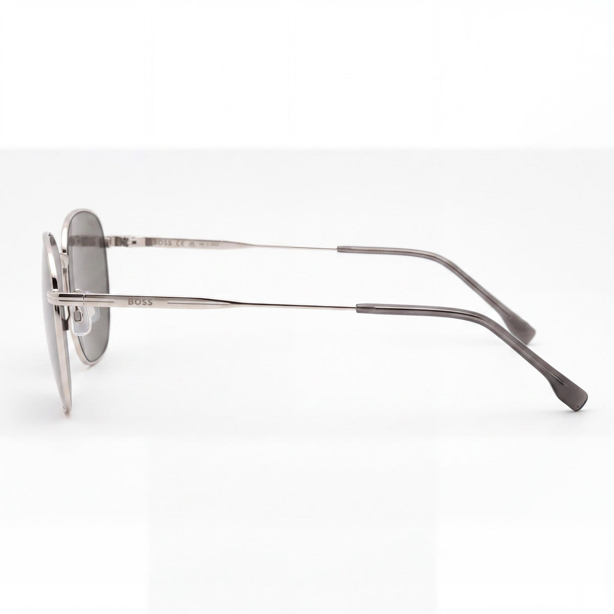 Gafas de sol cuadradas Hugo Boss BOSS 1561/F/SK para hombre, color paladio, 57 mm, Photo 3