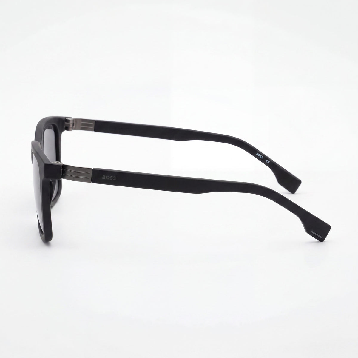 Hugo Boss Classic Black, Grey Square Sunglasses Unisex, 53mm, Photo 2