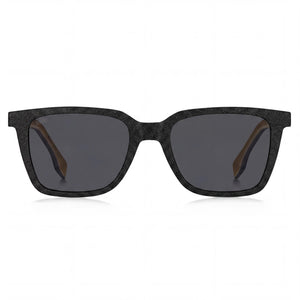Hugo Boss BOSS 1574/S Rectangle Sunglasses for Men — front view, Plastic frame