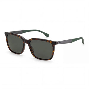 Hugo Boss BOSS 1579/S Havana Rectangle Sunglasses for Men, Grey Antireflex lens