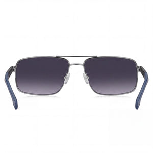 Hugo Boss BOSS 1580/S Rectangle Sunglasses Women — side view, Non-Polarized Grey Shaded lens