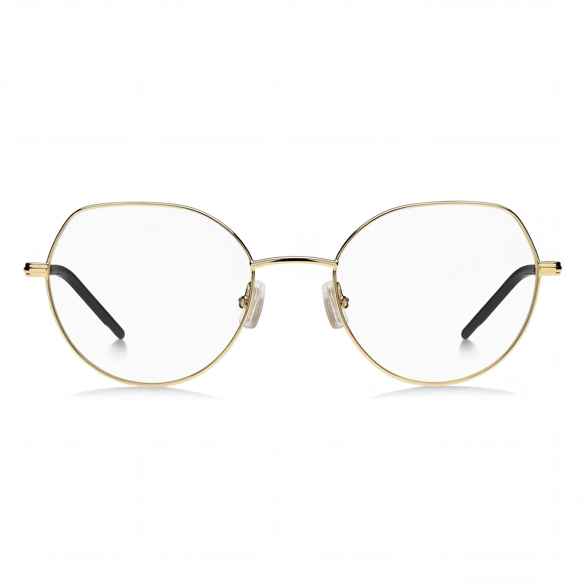 Hugo Boss BOSS 1591 Black / Gold Round Eyeglasses for Women, 51mm, Photo 2