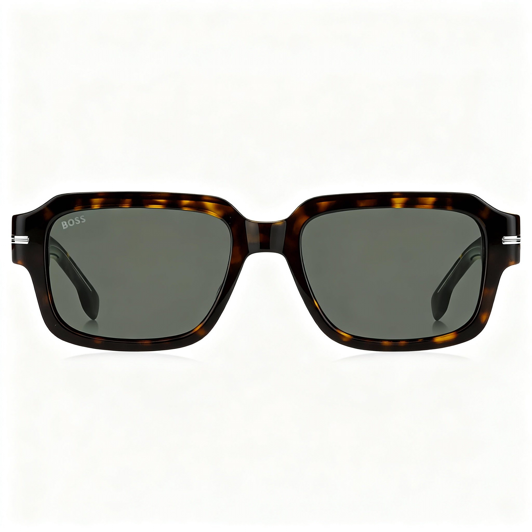 Gafas de sol rectangulares para hombre Hugo Boss BOSS 1596/S Havana Green, 53mm, Photo 2