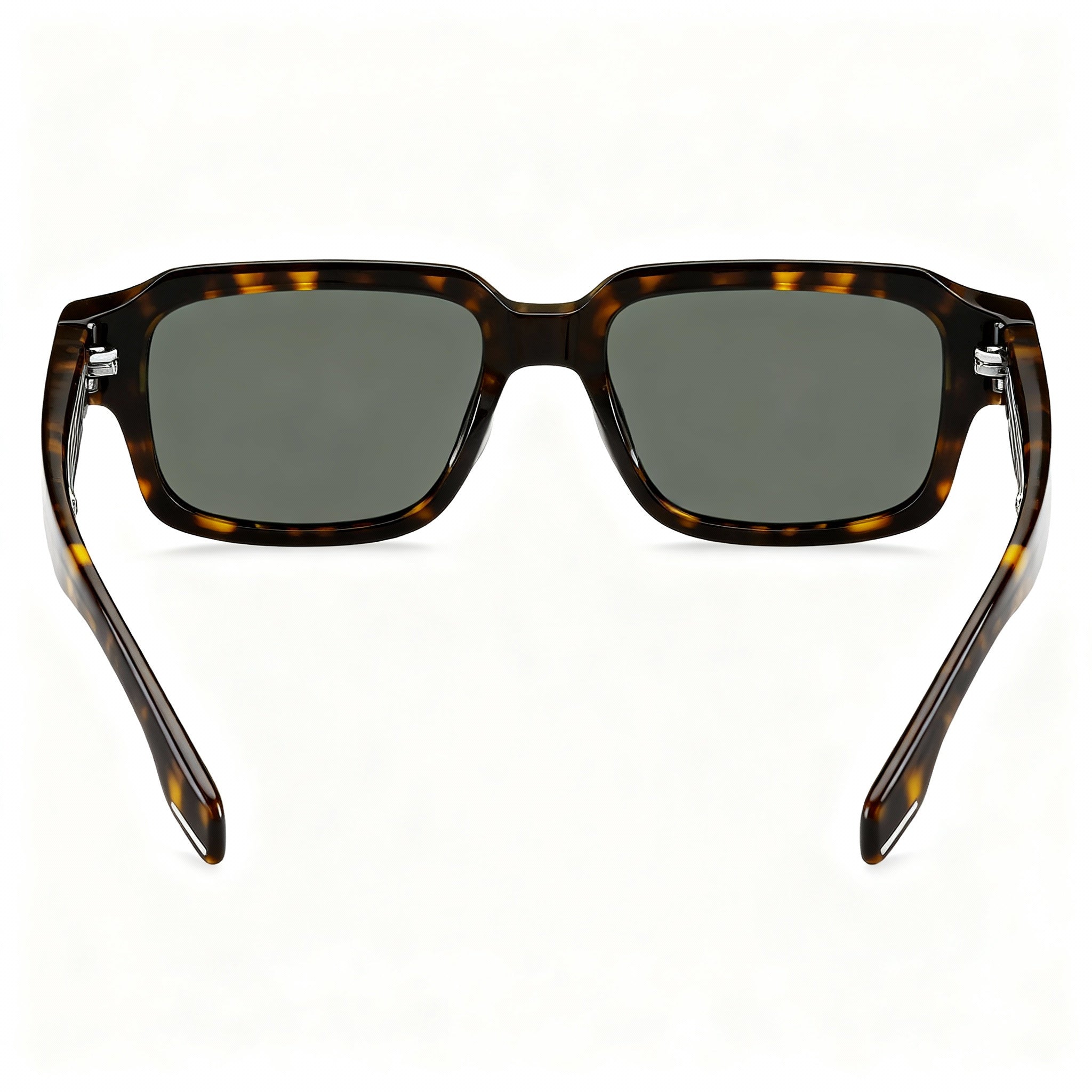 Gafas de sol rectangulares para hombre Hugo Boss BOSS 1596/S Havana Green, 53mm, Photo 3