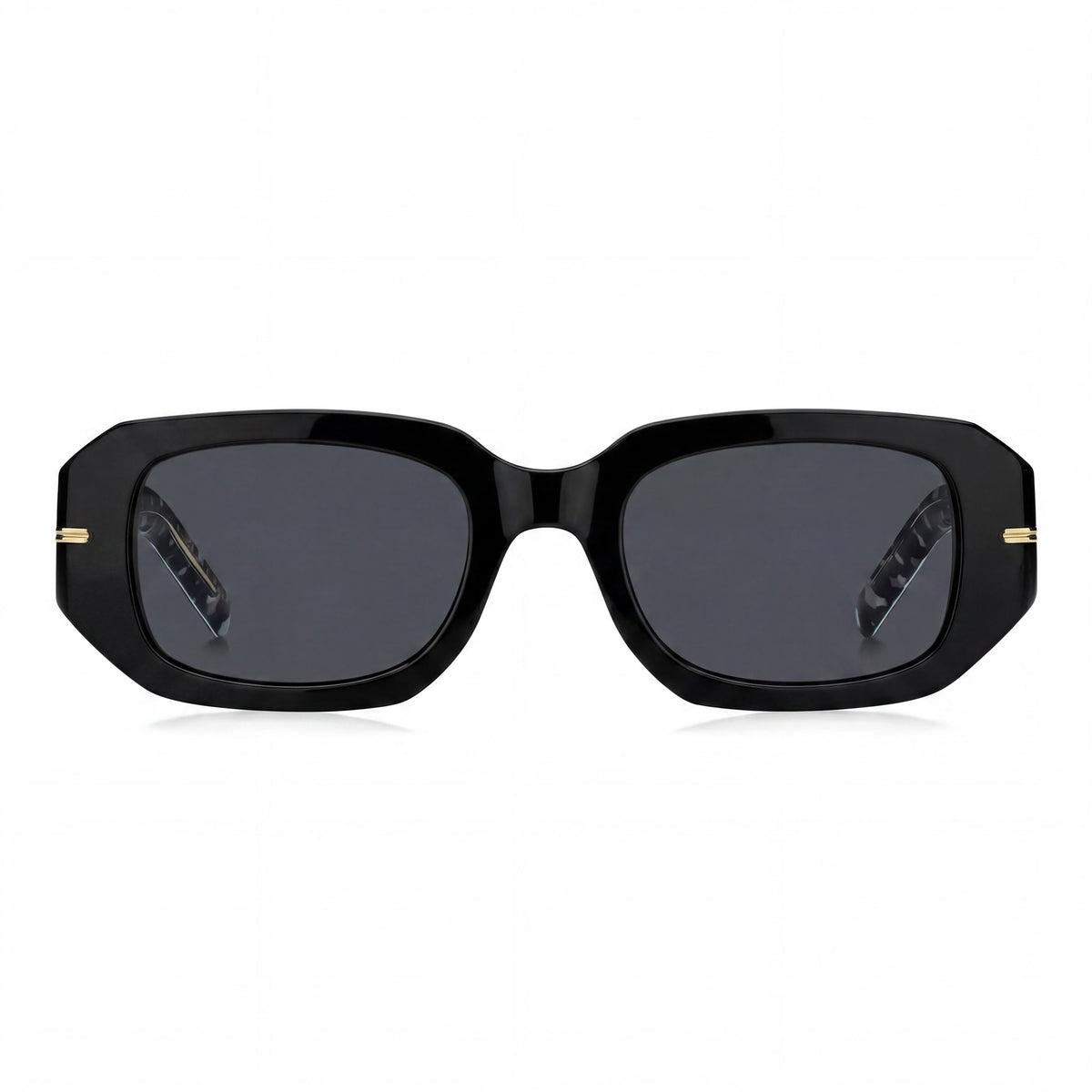 Hugo Boss BOSS 1608/S Black Rectangle Sunglasses for Women, 50mm, Photo 2