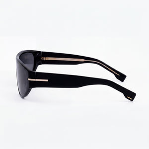 Hugo Boss Boss 1623/S Shield Sunglasses for Men — front view, Ecological oil frame