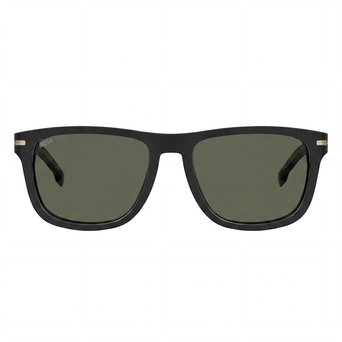 Hugo Boss Boss 1626/S Gafas de Sol Rectangulares para Mujer de Acetato Ecológico Negro Lente Transparente 100% Protección UV 55-18-145, Photo 2