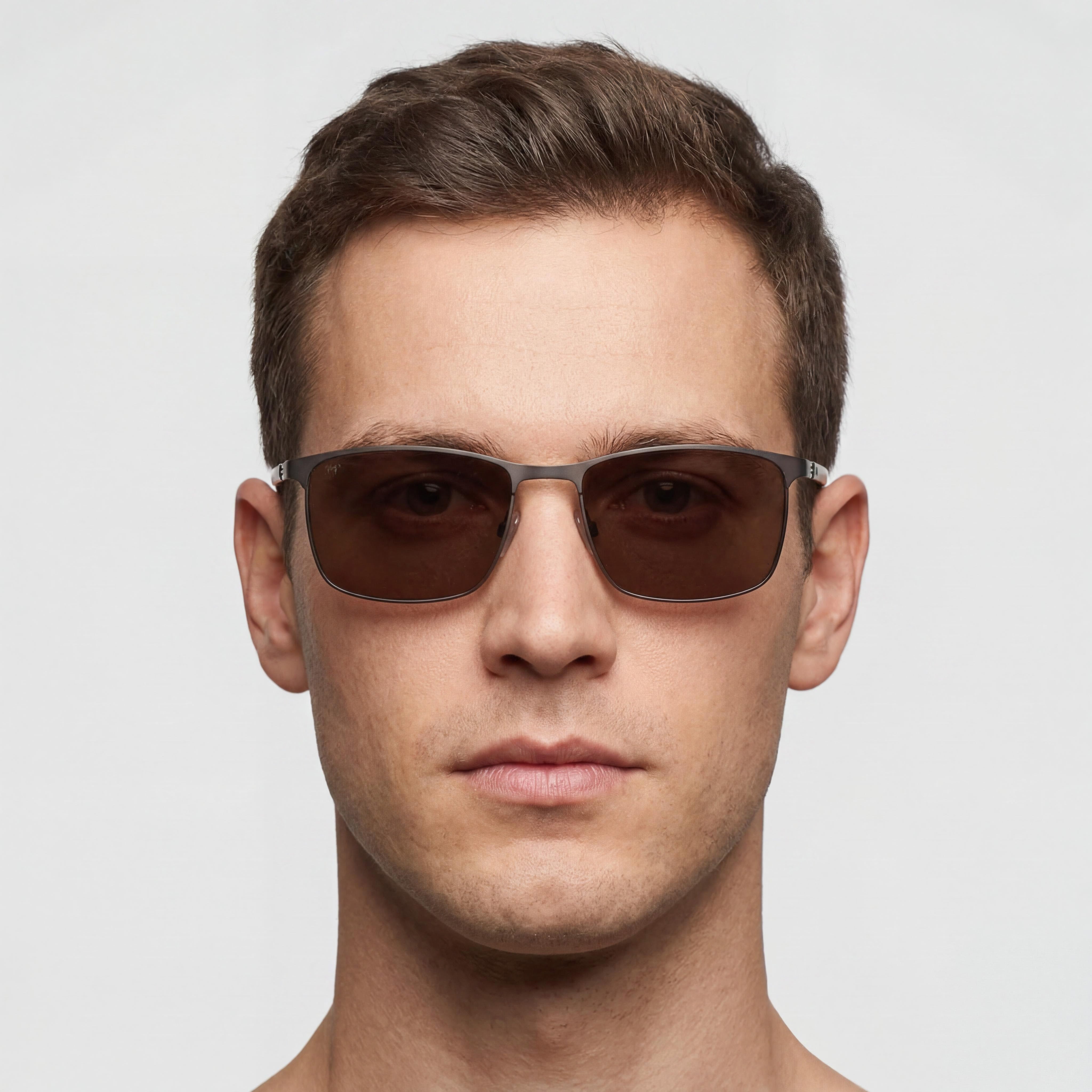 Hugo Boss Boss 1635/S Dark Ruthenium Sunglasses for Men, 57mm, Photo 3