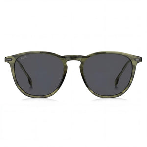 Hugo Boss Boss 1639/S Round Sunglasses for Men — front view, Acetate frame