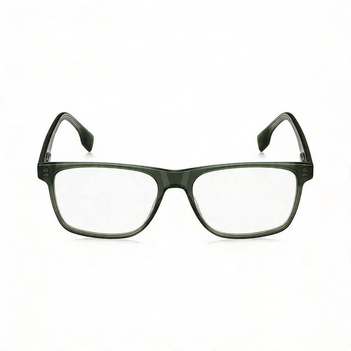 Hugo Boss BOSS 1646 Black Green Rectangle Eyeglasses for Men, 55mm, Photo 2