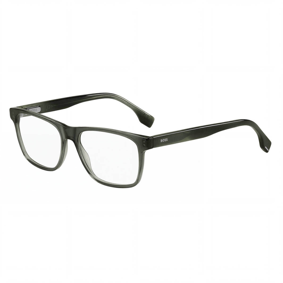 Hugo Boss BOSS 1646 Black Green Rectangle Eyeglasses for Men, 55mm, Photo 1