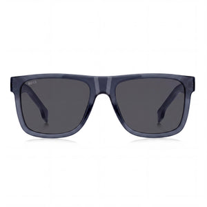 Hugo Boss Boss 1647/S Square Sunglasses for Men — front view, Eco Cellulose Spanish frame
