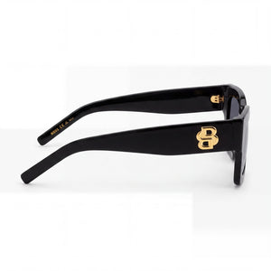 Hugo Boss Boss 1654/S Rectangle Sunglasses for Women — front view, ECO ACETATE frame