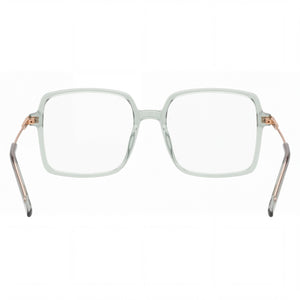 Hugo Boss BOSS 1735 Square Eyeglasses for Women — interior view, compound demo lenses