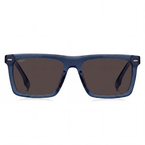 Hugo Boss BOSS 1765/G/S Rectangle Sunglasses for Women — front view, Acetate frame