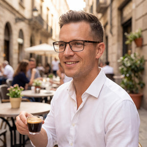 Hugo Boss Brown Eyeglasses Men — lifestyle wear, office and reading