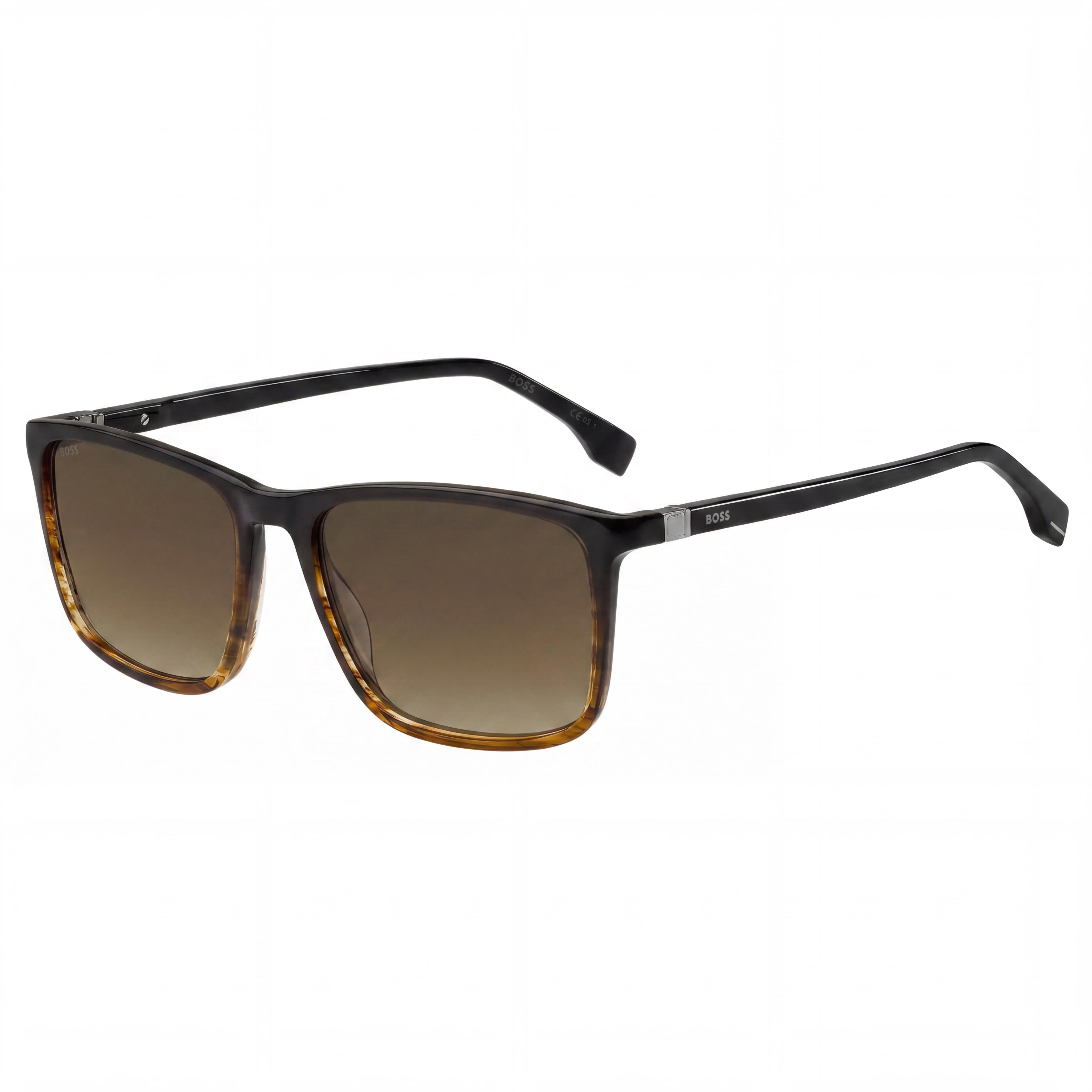 Hugo Boss Brown Rectangle Sunglasses for Men, 56mm, Photo 1