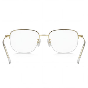 Hugo Boss Casual Round Eyeglasses Unisex — interior view, Polycarbonate demo lenses